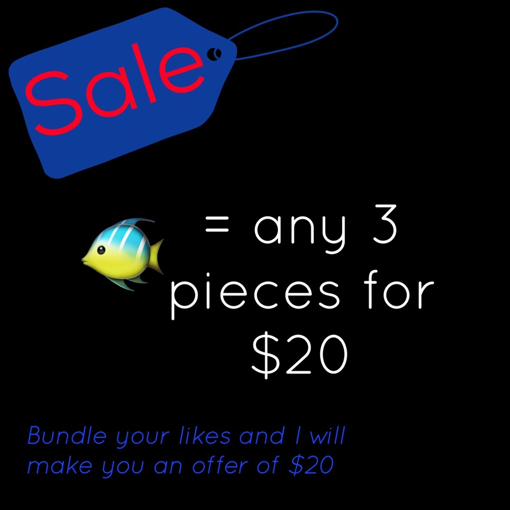 ANY 3 🐠 for $20